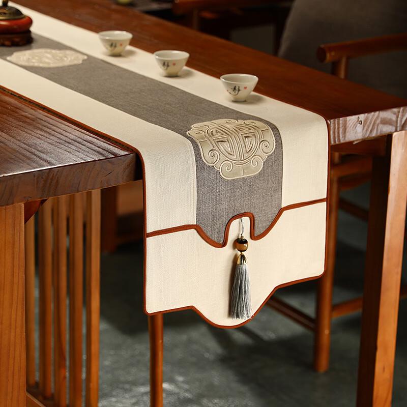 New Chinese Style Flax Table Runner