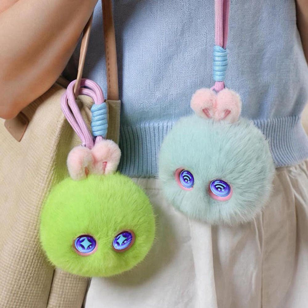 Interactive Talking AI Cat Keychain 66 Languages Interactive AI Cat Plush Toy  Student Gift
