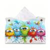 Porta salviettiera Diamond Art Fai da te in PU Pelle Mosaico di Cristallo Organizer da Scrivania Borsa Gem Art Decorazione Casa Ufficio Regalo Artigianale per Donne