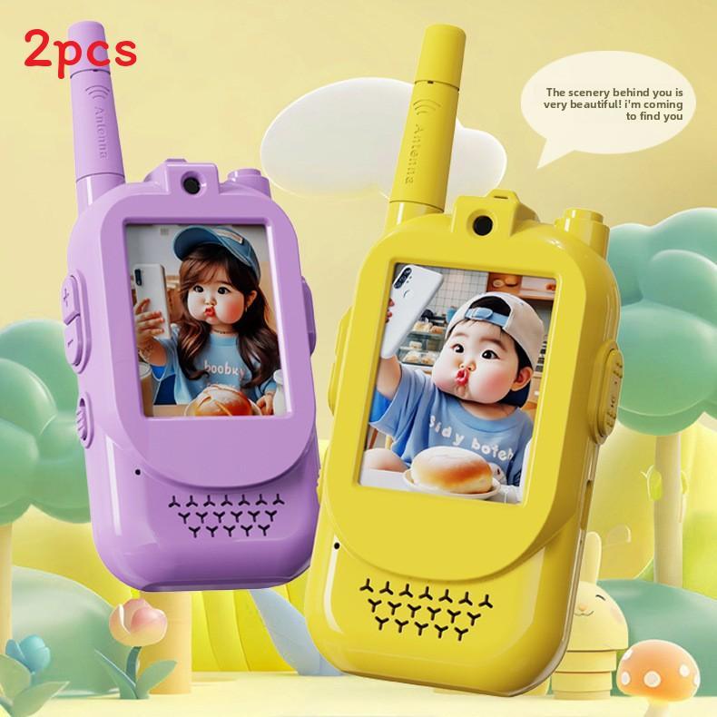 Childrens Video Walkie Talkie With Long Battery Life For Outdoor Play And Kids Interaction