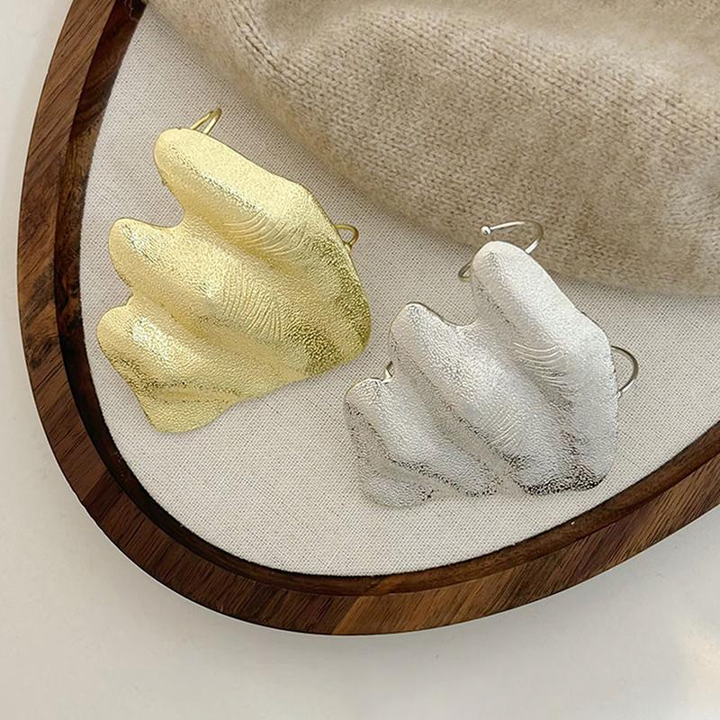 Irregular Texture Ring, Exaggerated Knuckle Ring, Artistic Wide-Band Ring, 3D Pleated Texture Design Adjustable Ring