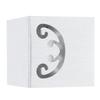 3W Wall Lamp 85-265V Square Shape Decorative Light Aluminum Butterfly-shaped Light Projection Ambient Lamp Corridor