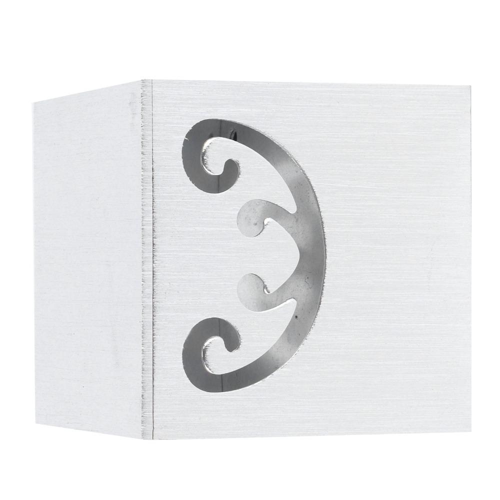3W Wall Lamp 85-265V Square Shape Decorative Light Aluminum Butterfly-shaped Light Projection Ambient Lamp Corridor