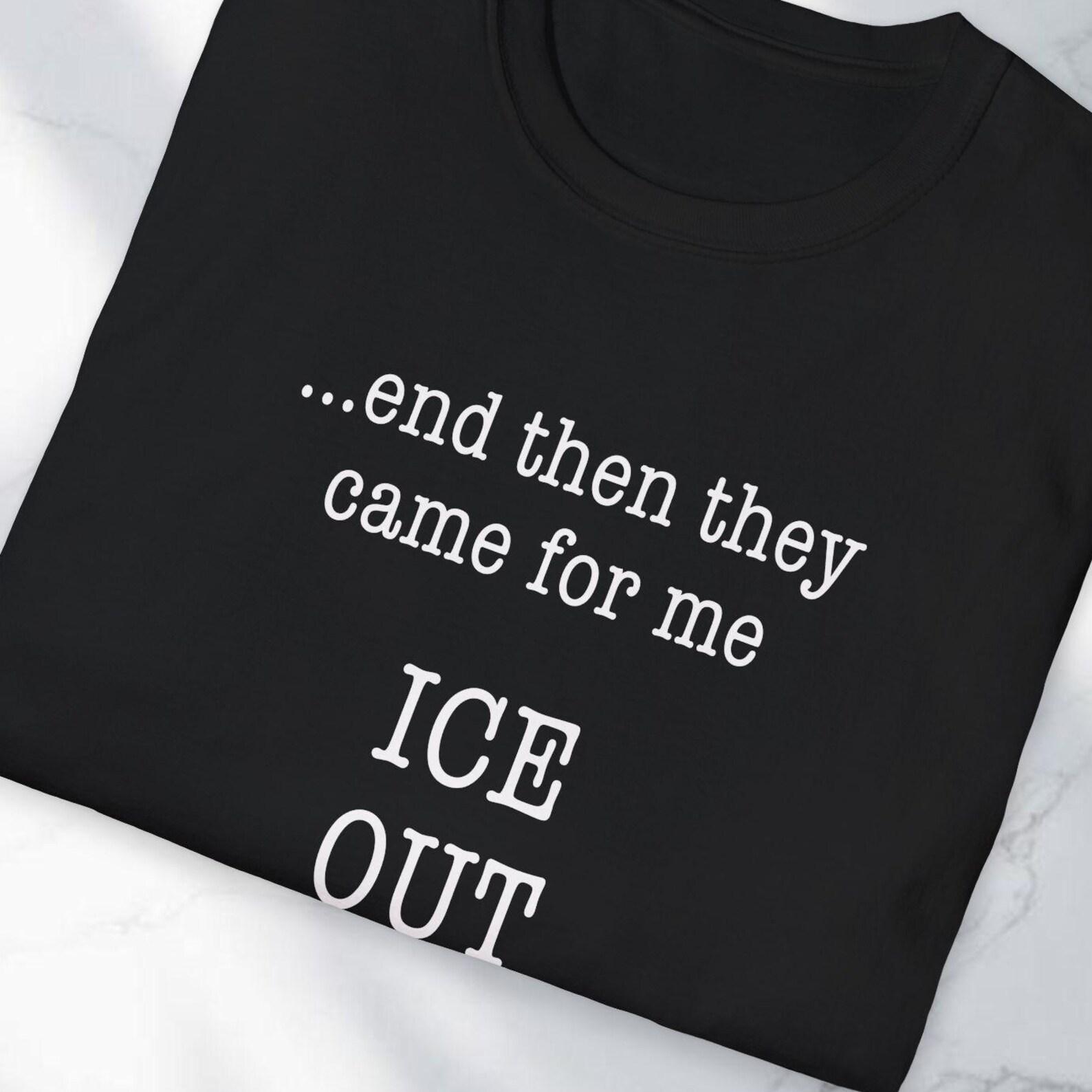 Anti-ICE Protest T-Shirt, Human Rights Activist Tee M