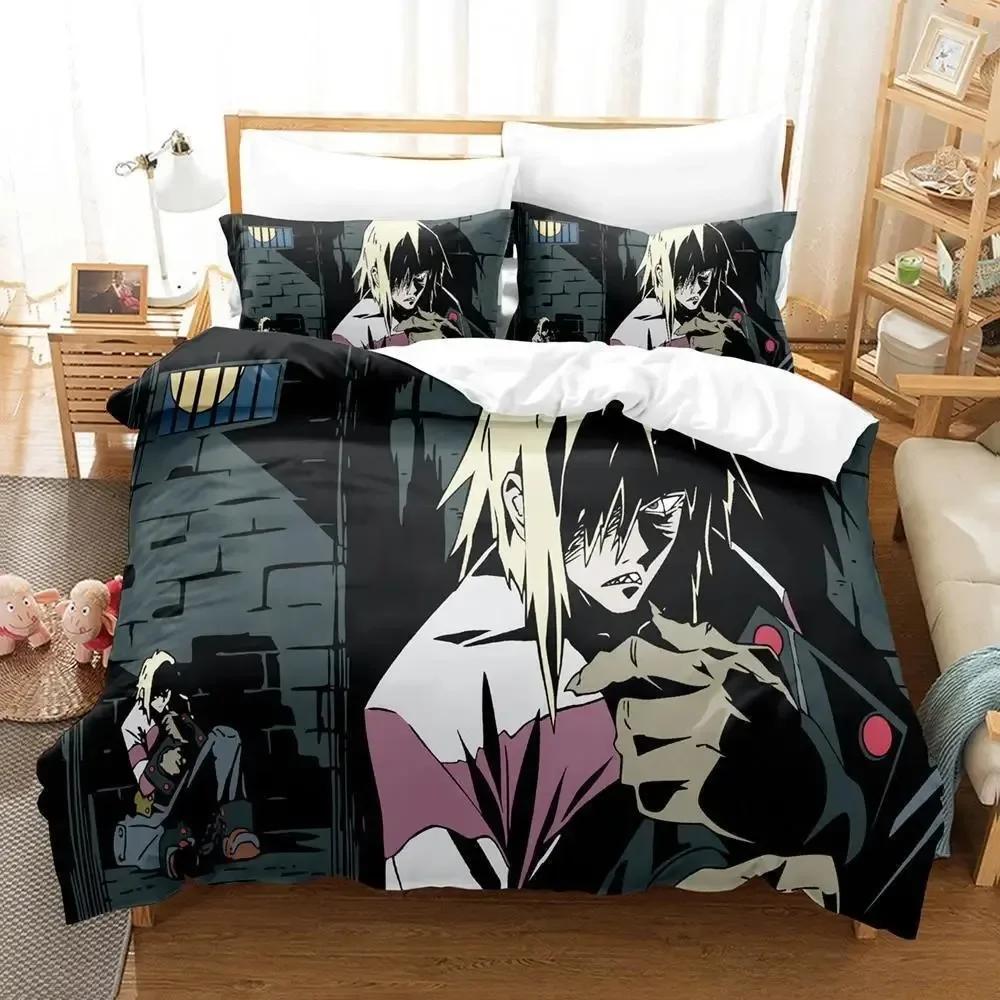 Tengen Toppa Gurren Lagann Bedding Set Single Twin Printed With Pillowcase Duvet Cover Soft Single Double Queen Super King Size