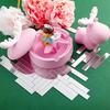 100 Self-Adhesive Mirror Glass Stickers • Residue Free And Removable • Rectangular Wallpaper Style Stickers