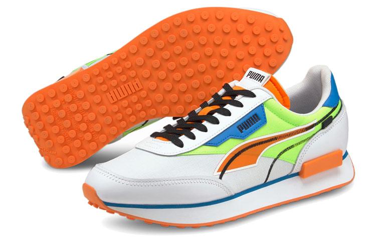 Men's Sneakers Puma Future Rider Twofold White Green Glare White/Green Glare
