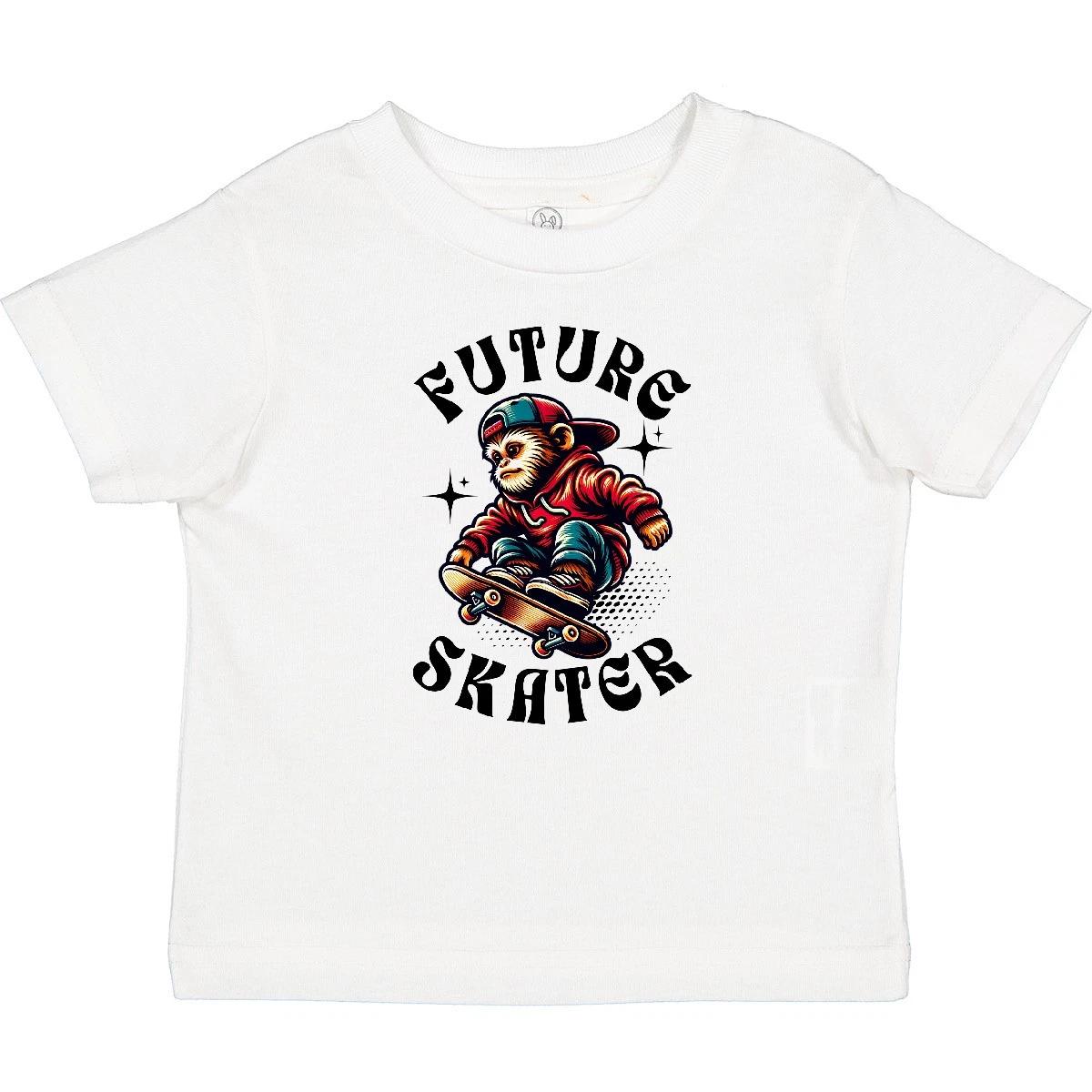 Inktastic Boys Skateboarding Future Skater Baby T-Shirt Skateboarder Clothes 140