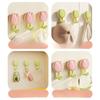 Tulip Suction Hook with Strong Vacuum Feature, No Need for Drilling, for Attaching Hooks To Towels, Suitable for Kitchen and Bathroom Walls.