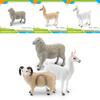 Farm Animal Pvc Figurines Collection For Home Decor With Sheep Alpaca Ram And Goat