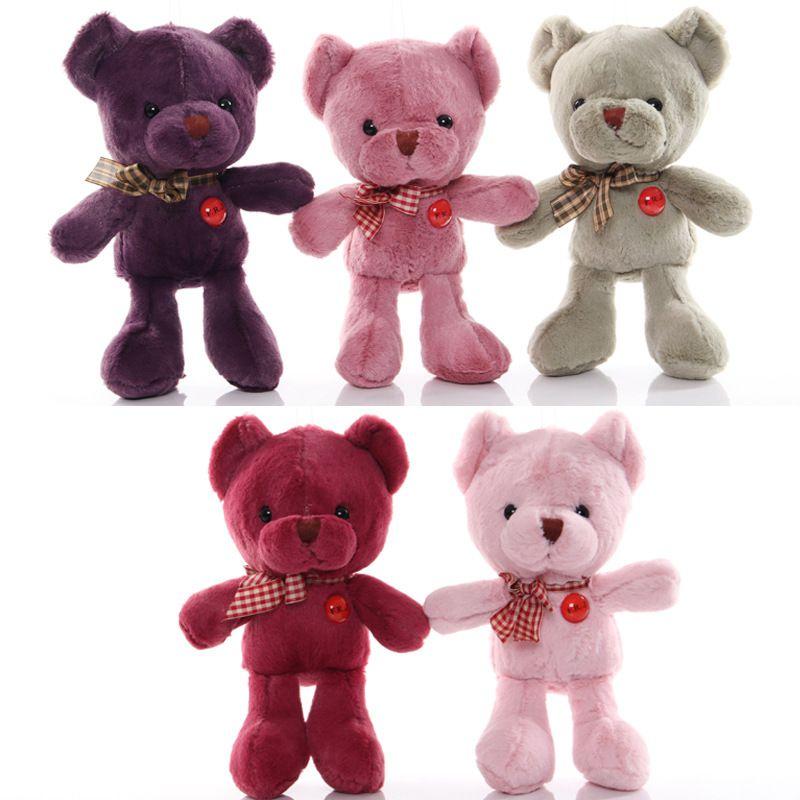 Colorful 25cm Anime Teddy Bear Plush Doll Soft Cute Comfortable Gift For Birthday More!