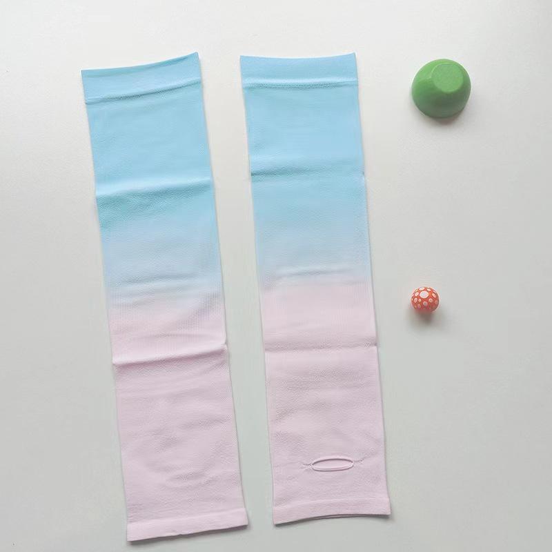 Enhanced Ice Silk UV Protection Arm Sleeves for Men & Women - Cooling and Sun Protection for Cycling & Driving