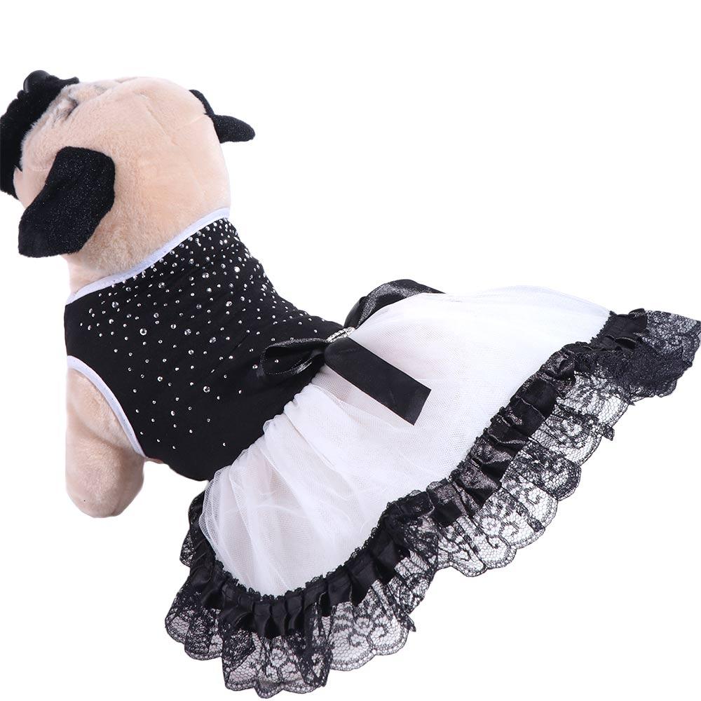 Formal Dot Tutu Dog Dress Dog Skirts Classic Dog Cat Dresses Photo Prop