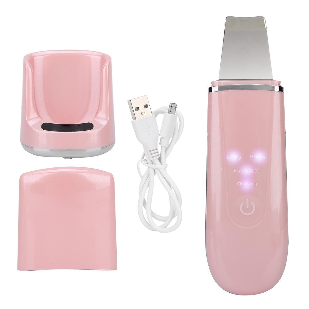 Ultrasonic Skin Scrubber Blackhead Pimple Removal Face Pore Vibration Cleanser Instrument
