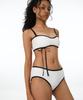 VINAJ Line Low Bikini Panties (White)