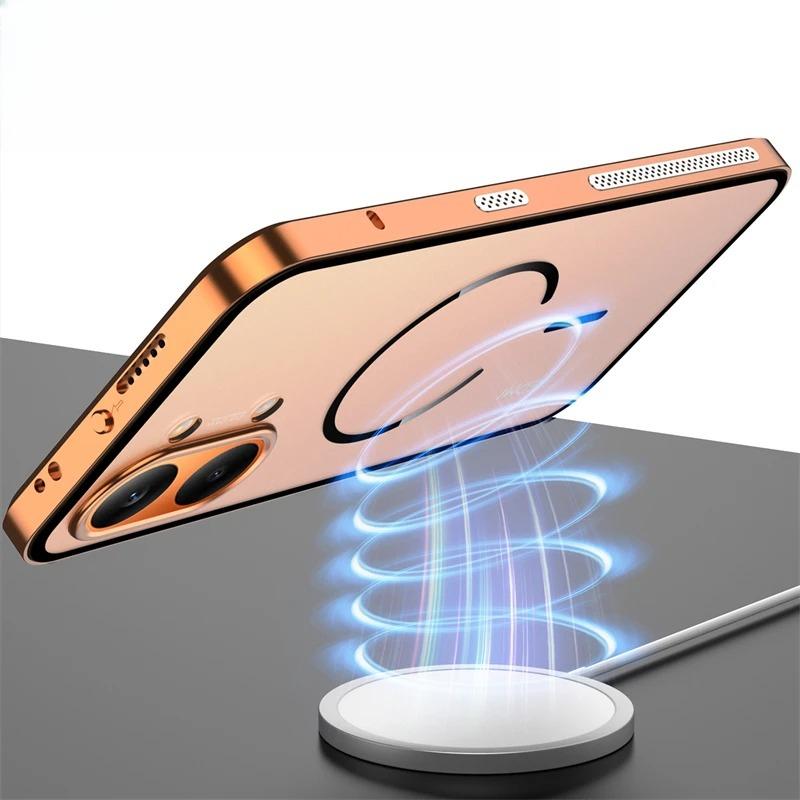 Aluminium Alloy Frame Snap-on Design Magnetic Case for Xiaomi POCO X8 Pro Max Redmi Turbo 5Max Matte Transparent Acrylic Cover