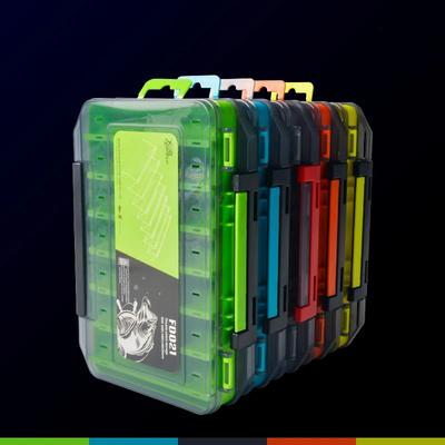 5 Color Lure Bait Hook Storage Case Double Sided Accessories Tool Tackle Box Double Sided Fishing Lures Box for Fishing Tackles