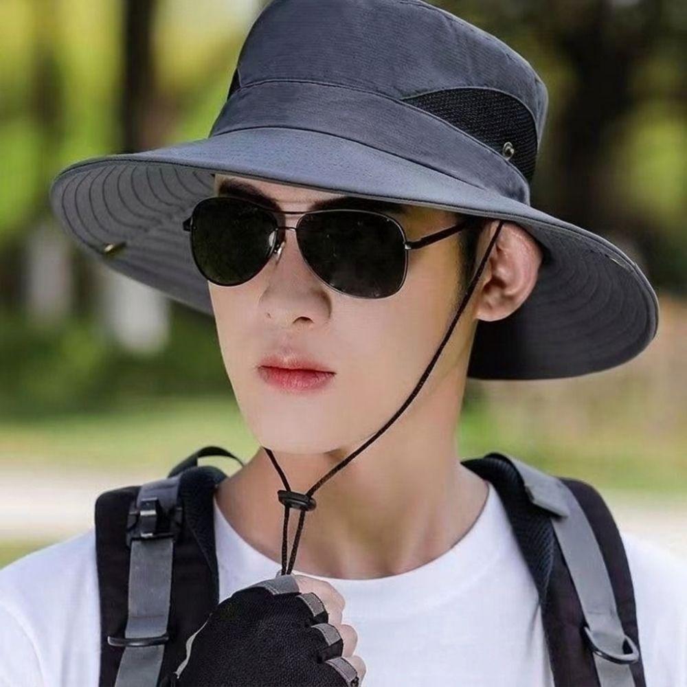 Anti-UV Fisherman's Hat Breathable Mountaineering Cap Casual Warehouse Hat Outdoor