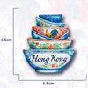 China Hong Kong Fridge Stickers Tsim Sha Tsui Travel Souvenirs Macao Fridge Stickers Home Decoration Wedding Gifts