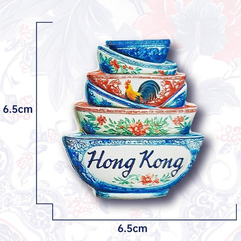 China Hong Kong Fridge Stickers Tsim Sha Tsui Travel Souvenirs Macao Fridge Stickers Home Decoration Wedding Gifts