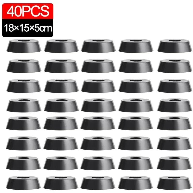 80/8Pcs Rubber Pads Floor Protectors Table Chair Furniture Leg Cover Speaker Cabinet Bottom Bumper Cutting Board Foot Cushion