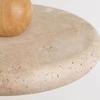 Minimalist Yellow Travertine Pendant Light