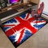 British Flag Artwork Area Rug Office rug, Chair Rug, Decor Carpet Livingroom bedroom Mat, Large Size Fan gifts Christmas gifts