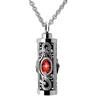 Crystal Cremation Urn Necklace Birthstone Ashes Pendant Memorial Jewelry  Keepsake Jewelry