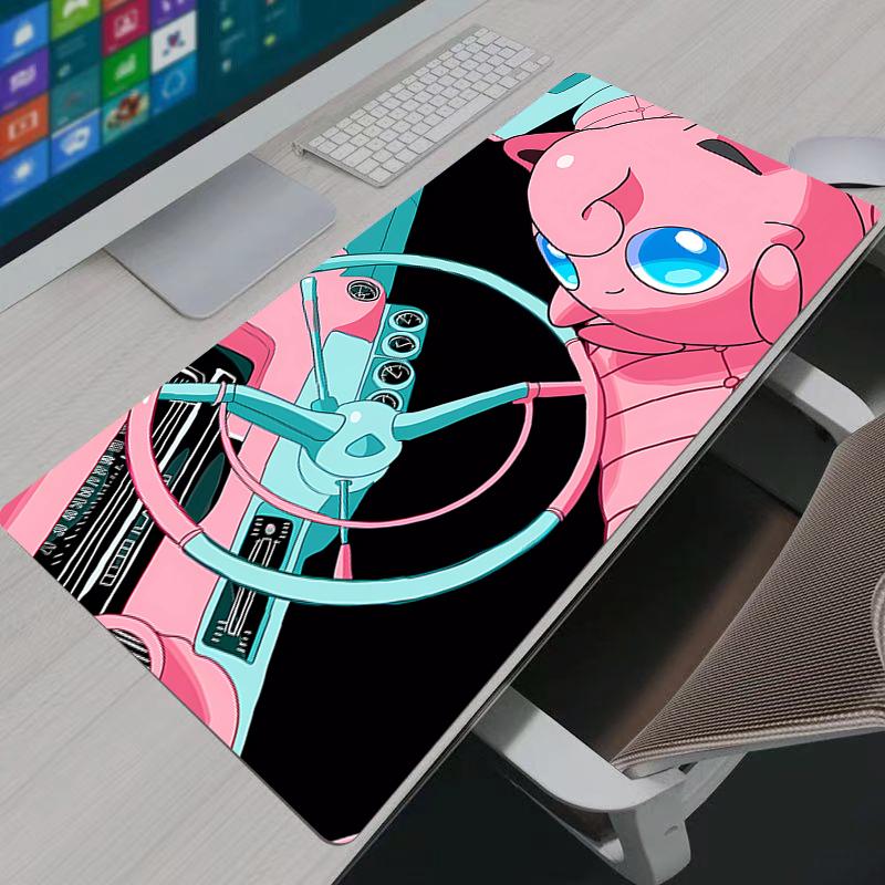Mouse Pad Kawaii Pokemon Pikachu Gaming Accessories PC Computer Keyboard Durable Gamer Desk Mat Alfombrilla Xxl Mousepad