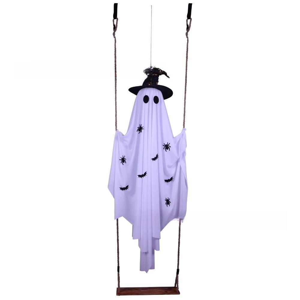 Light-Weight Hanging Hanging Ghost Ornaments Ghost Swing Set Tree Decoration