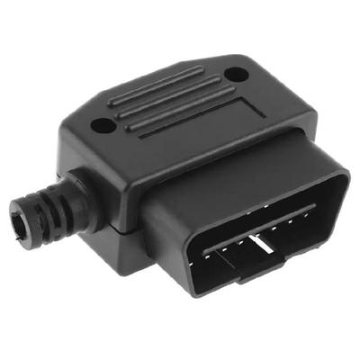 16pinový konektor OBD2 pro diagnostiku vozidla Univerzální Rychlá instalace Plastová konstrukce Stabilní přenos signálu