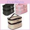 Borsa per Trucco Organizzatore Portatile da Viaggio con Doppia Cerniera per Uso Quotidiano da Donna