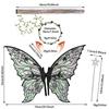 Gift Adults & Girls Fairy Wings Sparkling Organza Fairy Costume Set Wings for Halloween, Cosplay, Party