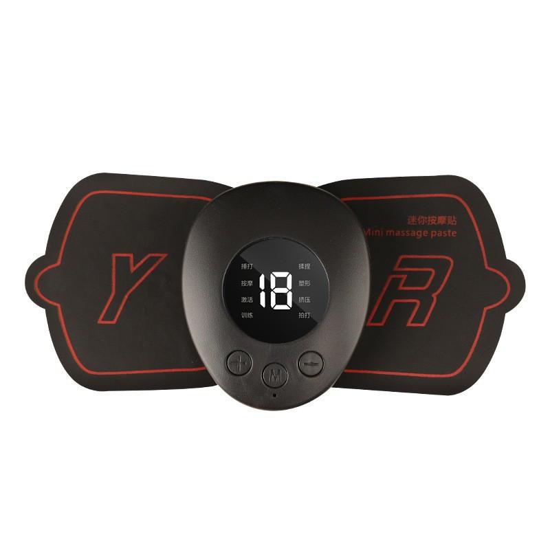 

EMS Бытовой Электрический Меридианный Импульсный Шейный Массажер Интеллектуальный EMS Мини Массажный Стик Удобный Массажер для Плеч и Шеи чёрный