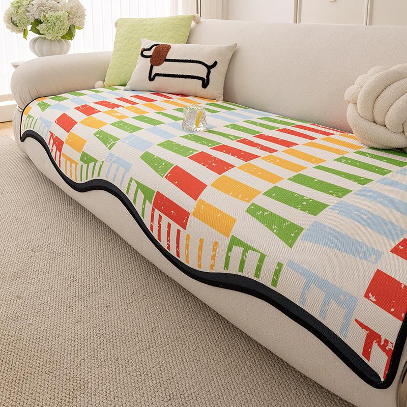 

Simple New Special-Shaped Sofa Cushion Irregular Combination Sofa Cushion Fixed One-Piece Sofa Cover 70*70cm