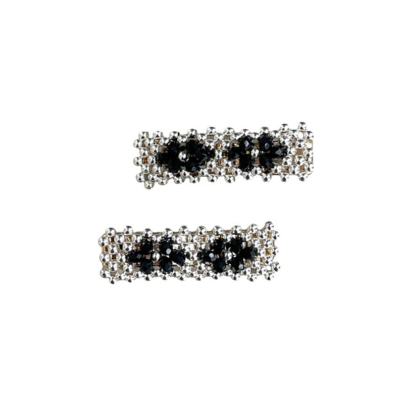 

Fruta baby silver hair clip one