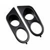 1 Pair Surround Air Duct For BMW E46 M3 2001-2006 Car styling Front Bumper Car Fog Light Covers Dual Hole