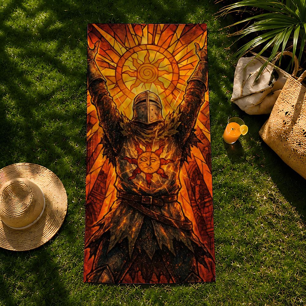 Game D-Dark S-Souls Towel Beach Towel, Quick Drying Absorbent Bath Towel For Swim,Gym,Camping,Outdoor Hot