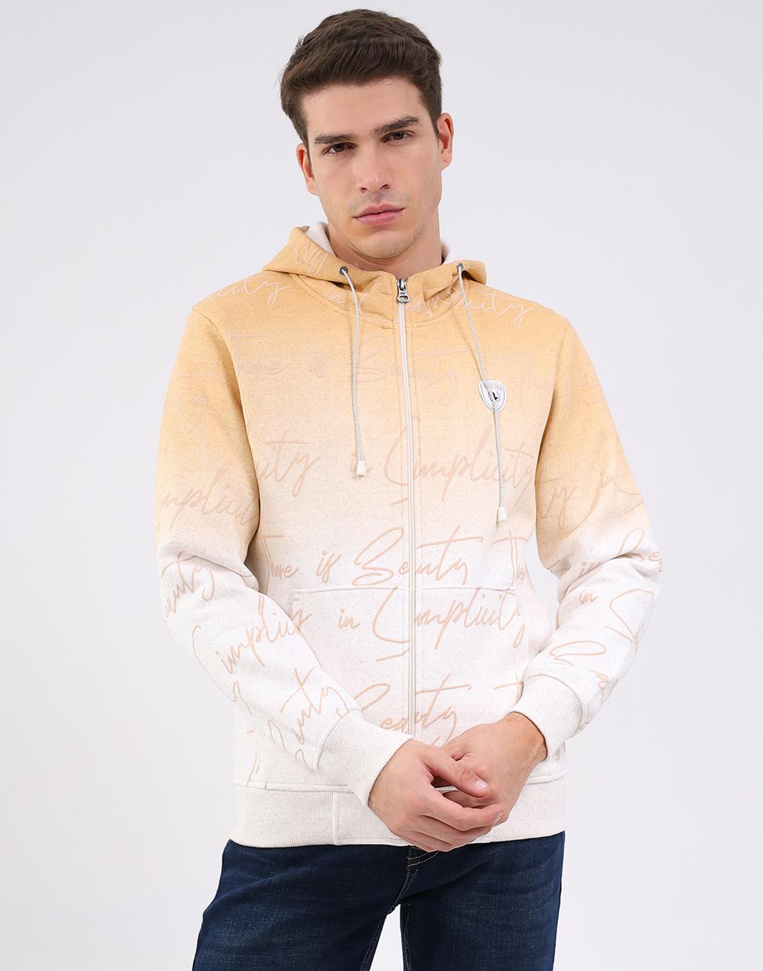 MONTE CARLO Мужская толстовка с капюшоном и длинным рукавом M бежевый 3960₽