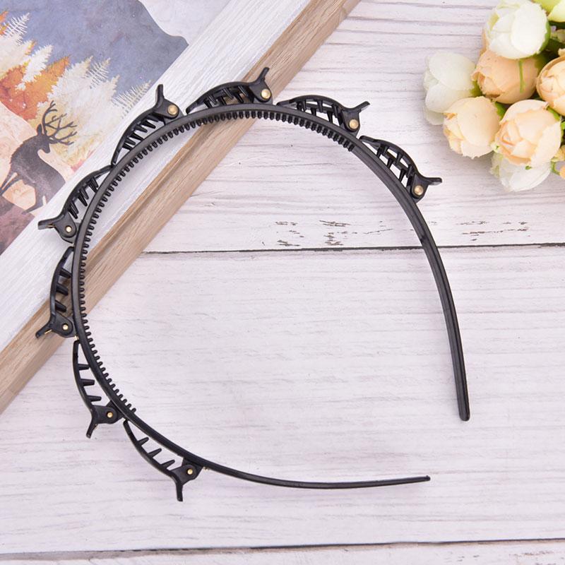 Double Bangs Hairstyle Hairpin Hairdressing Hairpin Headband Womens Headwear
