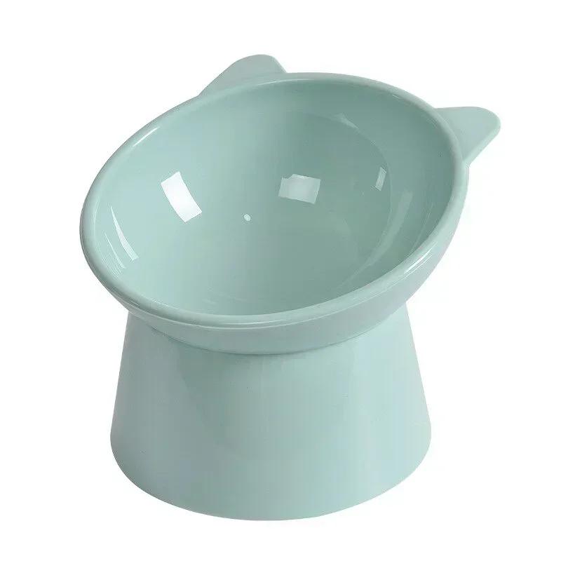 1 Pcs Pet Bowl With High Feet Slanted Mouth Neck Protection Anti Slip Cat Bowl Dog Bowl Dog Food Bowl Pet Supplies