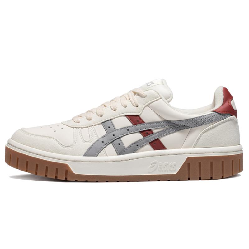 Asics Court Mz Retro Casual Skateboarding Shoes Unisex Beige Gray Sneakers 1203A127-107