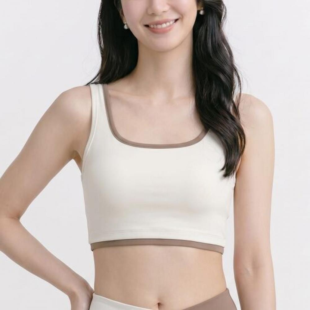 Navava Women Non Wire Square Neck Sports Bra Top 2p Set Nu023
