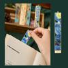 1pc Creative Oil Painting Metal Bookmark Tassel Pendant Ruler Pagination Mark Student Gift Reading Book Clip School Supplies