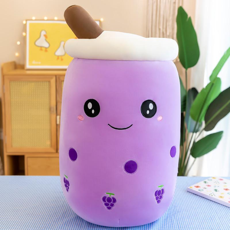 Cute Cartoon Pearl Milk Tea Cup Pillow Plush Toy Doll Children's Doll Girl Sends Gifts To Set Up A Stall