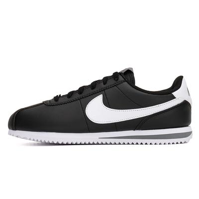 Cortez Slip Resistant Low Top Kids Lifestyle Shoes Black White Sneakers DM0950-001