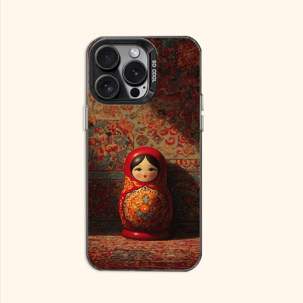 Matryoshka Case for iPhone 11 12 13 14 15 16 17 Pro Max XS X XR Cover