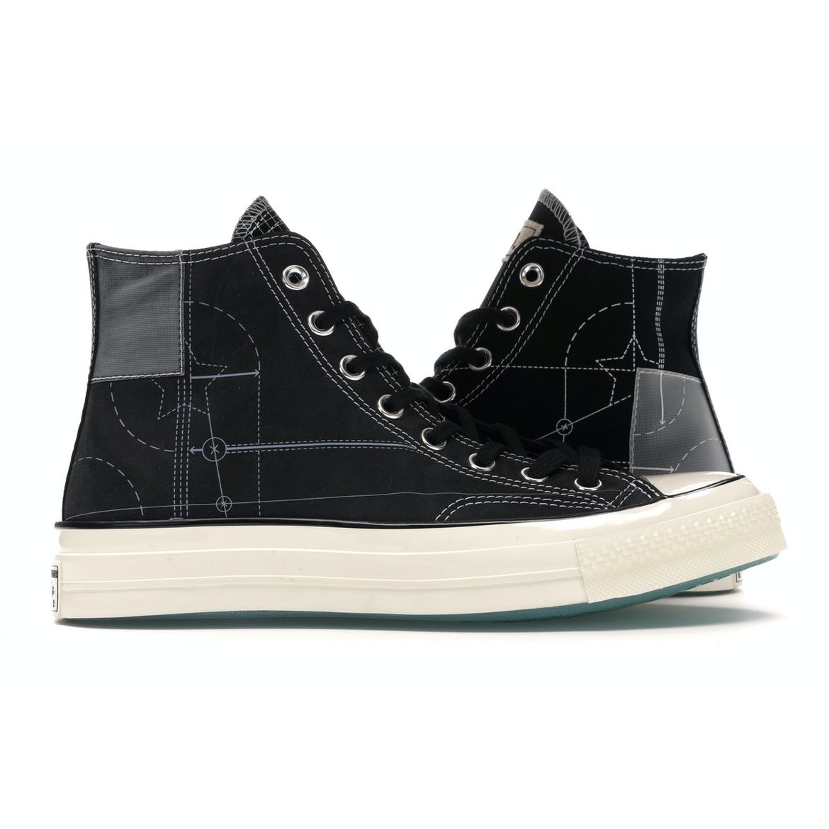 

Кроссовки унисекс Converse END x Chuck 70 High Blueprint Black White Egret 165745C