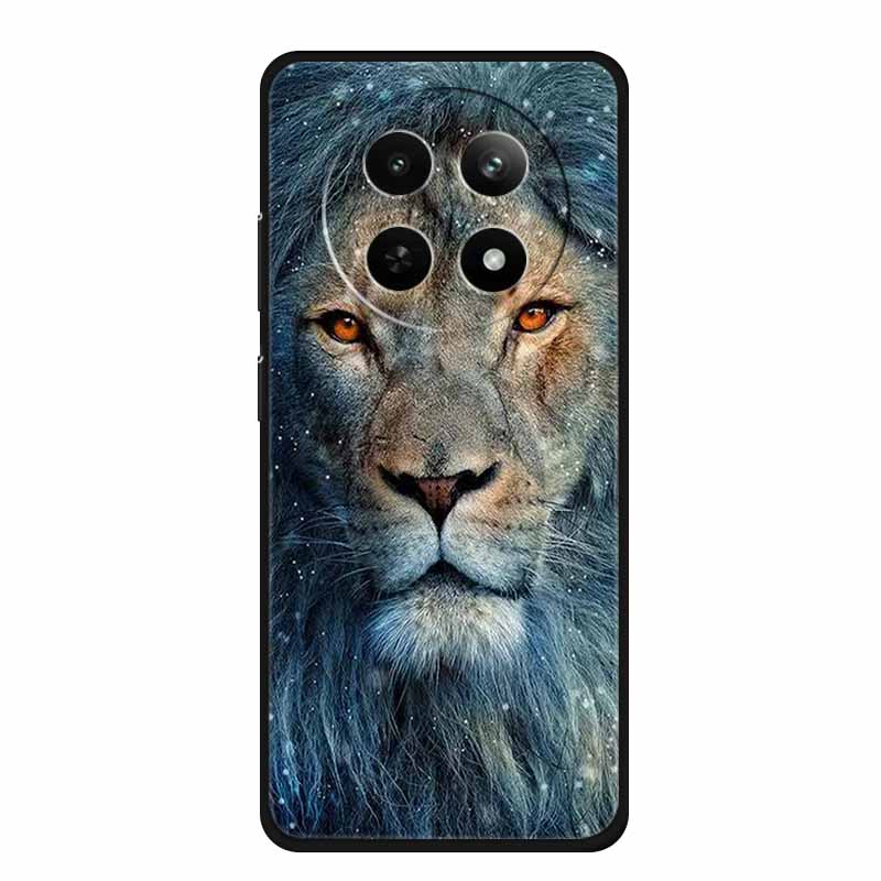 For Realme 13+ 5G Case Animals Soft Silicone TPU Phone Cases Back Cover For OPPO Realme 13 Plus 5G RMX5002 Wolf Protector Coque