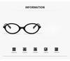 Retro Small Style Oval Light Sensation Ultra Light Unisex Glasses Advanced Mirror Frame Photochromic Anti Blue Light Glasses